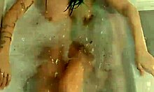 Neighbor's daughter Jolene in a steamy shower scene