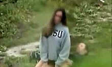 自制的性爱录像带,显示出出轨的女友正在满足