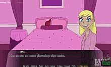 翻译的色情片和性游戏:青少年巨人与猫咪的第一次交