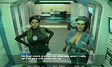 Permainan porno 3D interaktif dengan payudara besar dan seks anal